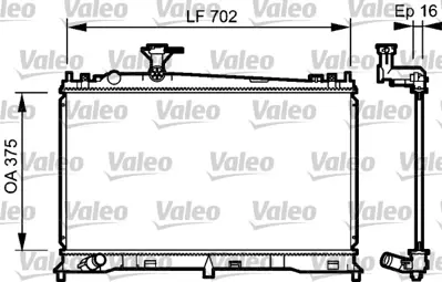 KALE 360100 Motor Su Radyatoru Mazda 6 1,8 2,0 2002 2007 Manuel Vıtes LF1715200 LF1715200A LF171500A LF1715200B DRM44010 8MK376750261 62462A