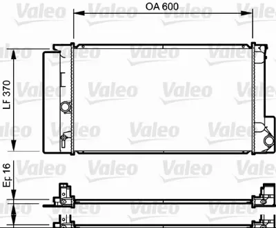 KALE 371900 Motor Su Radyatoru Aurıs 1,4 1,6 2007> Corolla 2007> Otomatık Vıtes (600x378x16) 1640022200 164000D400 164000D410 1640022160 164000T210 164000D481 164000D480 164000D470 164000T150 164000T170