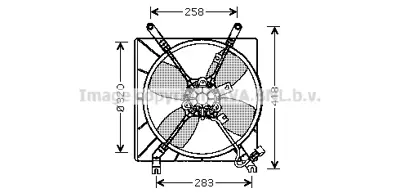 ORIS FMI371000 Radyatör Fanı Komple Lancer 1992-2003  Colt 1992-1996 MB879984 MB918809 5161001