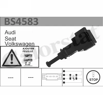 CALORSTAT by Vernet BS4583 Fren Musuru Transporter T5 Seat Skoda Ford Galxy 1.9td 97>06 