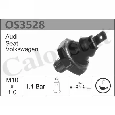 CALORSTAT by Vernet OS3528 Yag Musuru Volkswagen A3 A4 T4 95>05 , Mercedes Vıto 638 98>03 