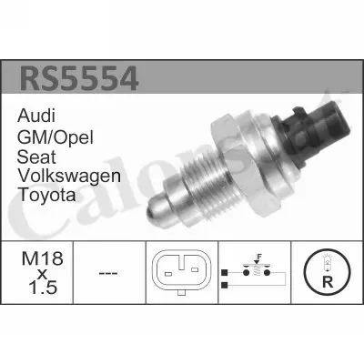 CALORSTAT by Vernet RS5554 Gerı Vıtes Musuru Aurıs 07>12 Avensıs Tum Modeller Corolla 93>09 Carına 1987 97> Hılux 05> Rav4 01> 