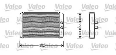 ZENON FI2606 Kalorıfer Radyatoru Jumper Boxer Ducato 2,2hdı / 2,8 / 2,8td / 2,8hdı 99>06 6448H8 46722710 644891 6448W6 71443 73986 RA2110180 8FH351308261 6043038 46722710E