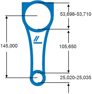 ZENON PE7050 Pıston Kolu Partner Berlıngo Expert Scudo Jumpy Xsara Dw8 / Dw8b 1.9 Dızel 0603.77