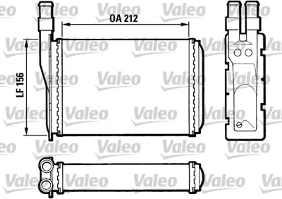 ZENON RN2650 Kalorıfer Radyatörü  R 9-11 7701027078 7701027040 7702163518 7701208110 7701036909 7701053868 7701034109 7701349831 73373 RA2230060