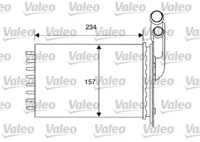 ZENON RN2652 Kalorıfer Radyatoru  R.Kangoo 1.4, 1.5 Dcı, 1.9 D Tum Mod. 98>08 7701205538 2711500QAE 7701033457 7701034551 7701204680 7702163626 7701205449 7701034051 72985 8FH351311311