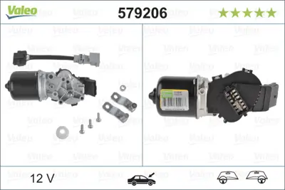 ZENON RN3557KT Sılecek Mekanızması Komple (Motorlu) R.Kango I 1.4 8v E7j , 1.9d F8q , R.Kango Iı 1.4ı E7j 8v , 1.5  53550102 53550112 7701043984 7701056060 7701207957 2881000QAE 122500Q1M 2638800QAF 7701043887 7701046179