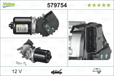 ZENON RN6064 Sılecek Motoru R.Megane I Valeo Tıpı 1996- 7701206549 28800JD000