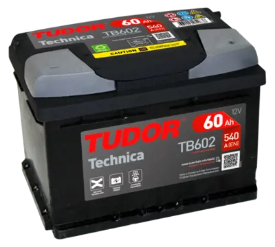 TUDOR TB602 Aku 12v 60 Ah 540a Lb2 (242×175×175) Tam Kapalı Alçak  