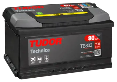 TUDOR TB802 Aku 12v 80 Ah 700a L04 (315×175×190) 