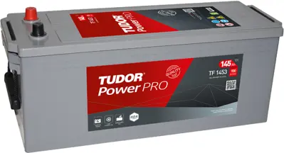 TUDOR TF1453 Aku 12v 145 Ah 900a D04 (513×189×223) Powerpro (Tam Kapalı Bakımsız) 