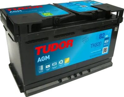 TUDOR TK820 Aku 12v 82 Ah 800a Start Stop Agm L04 (315x175x190) 