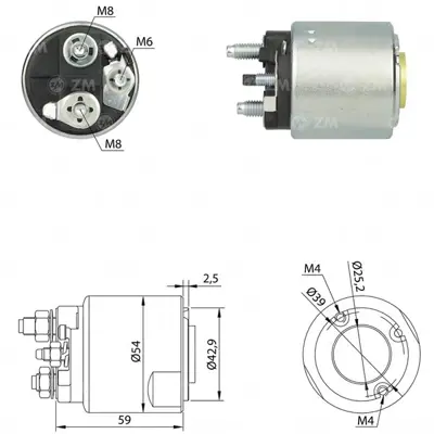 ZM 0494 Mars Otomatıgı 12v Opel Corsa Ym Kacık Delık Cıvatalı 594348 