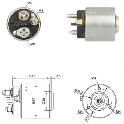 ZM 0599 Mars Otomatıgı 12v Partner Berlıngo Xsara P205 305 306 405 605 806 Volvo 