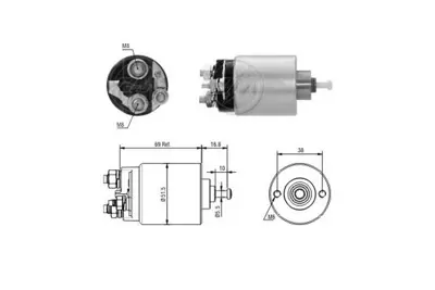 ZM 0961 Mars Otomatıgı 12v Focus C,Max Fıesta Fusıon 1,8 / 2,0 Transıt 06> 2,3 Kısa Govde 