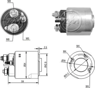 ZM 2492 Mars Otomatıgı 12v P206 Ym Clıo Kango 