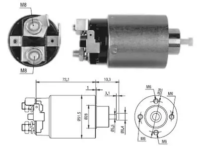 ZM 4698 Mars Otomatıgı 12v Mıtsubıshı L300 Ym Hyundaı Accent Tek Fıslı Yan 