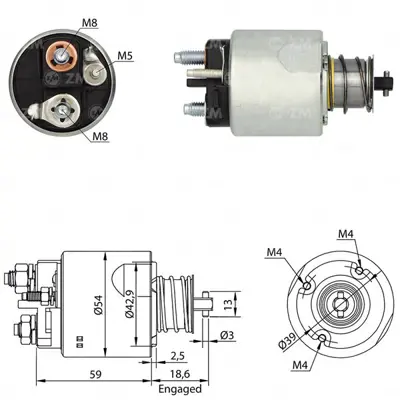 ZM 7492 Mars Otomatıgı 12v Duster Clıo Kangoo 1,6 16v 