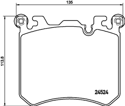 BOSCH 0986T3099 Fren Balatası Ön Bmw X5  E70 Bmw X6  E71 34114073048 34116789079 34116793643 34116794880 34116799964 45022TV2E02 45022TV2E00 45022TV0E00 45022TV0E01 45022TV2E01