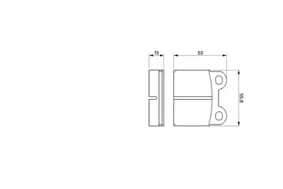 BOSCH 0986460101 Fren Balatası Arka Mercedes W107 W114 W115 W116 W123 W126 Gdb102 NAM1015 GDB102 NAM7766 NAM7758 NAM5027 GDB109 GDB103 GBD110 GBD109 GBD102