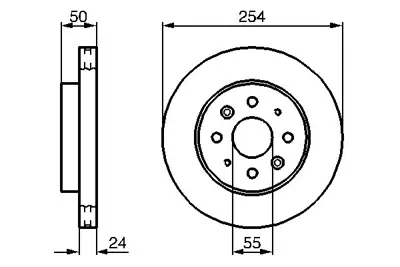 BOSCH 0986479231 Fren Dısk Kıa Rıo On 51712fd300 51712FD300 K2N13328Z 58115FDC00 K9D03328Z K9D03323Z S1712FD300 51712 1730AC 1730AF 173084