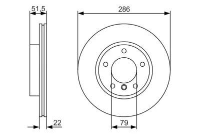 BOSCH 0986479S10 Fren Diski Ön Bmw 3 E36  Bmw Z3 Bmw Z4  91> Havalı 286mm 34116794301 34116855153 34116864060 34111160674 34111160981 34111162282 34111162282RP 34111162288 34111164199 34111164431