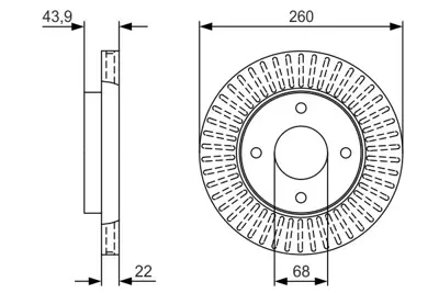 BOSCH 0986479U61 Fren Disk Nıssan Grand Livina Ön 40206ee51a 