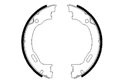 BOSCH 0986487609 Elfren Balatası Chrysler 300c Lancıa Sama Gs8475 1634200220 A1634200220 K68020626AA K05137624AA K68020626AC K68020626AB K05103204AA 5103204AA 1634200220MF 1634202220