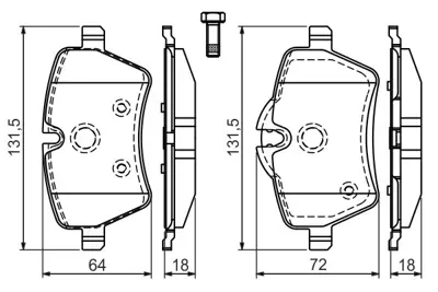 BOSCH 0986494168 Dısk Balata 34113778320 34116778320 34119808705 34119804735 34116770251 34359804833 34112289146 34116798469 34112289147 34112444444