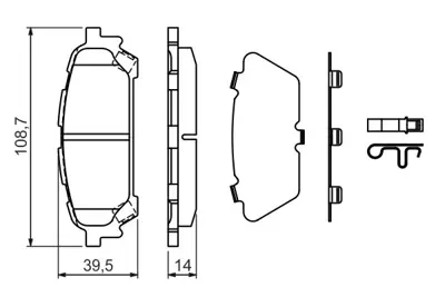 BOSCH 0986494232 Fren Balatası Arka Forester 02>08 Impreza 00>07 26696FE050 26696FE040 32006220 266965E040 26696FC020 26696FC002 26696FC001 26696FC000 26696FA030 26696FA010