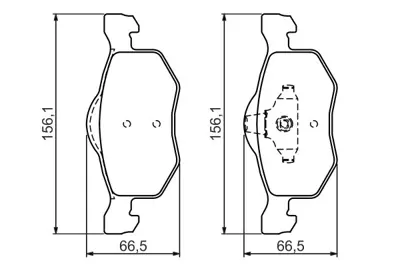 BOSCH 0986494361 Dısk Balata Ford Maverıck 2001 - On Gdb1497 Gdb1753 4L842L361AB 4547849 4588141 EC253323ZA EC253323ZB EC253323ZC EC253323ZD E1Y23323Z E1813323Z 4096346