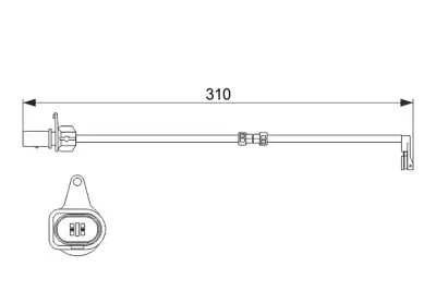 BOSCH 1987474506 Fren Balata Fısı Audı A6 A7 A8  Q5 2011- 4h0615121j 4H0615121J 4G0615121D 4H0615121E 4H0615121F