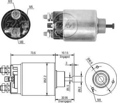 ZM 0860 Mars Otomatıgı 12v Buıck / Pontıac / Fıat Ducato Ym / Peugeot Boxer Ym / Pg 260 Marıne Tıp 