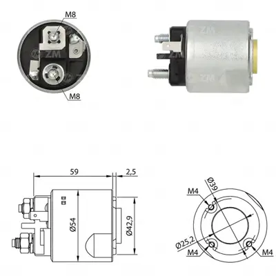 ZM 2491 Mars Otomatıgı 12v Starex Master Opel Movano D7e Serısı Clıo Kango Megane R9 R11 R12 Master Scenıc 