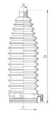 PRS 840322 Rotbası - Sol  M16x1,5  Cıtroenc4 Pıcasso / Grand Pıcasso (2006 -) 3812E9 381771 406692 406693 1635773080 1610935780 6K0422804E 1H0422803C 1J0422803A 1J0422803E