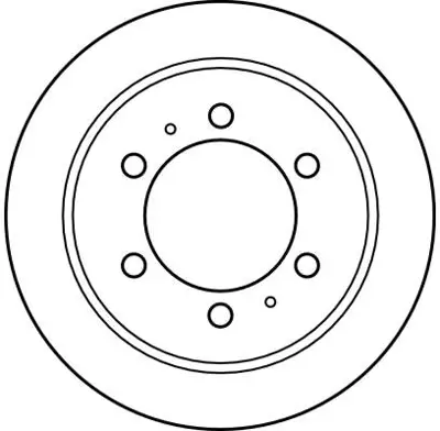 TRW DF4133 Fren Diski Arka Korando 97> Musso 97>05 Düz 299mm 4840105100 4840105101 4840105110 4840109000 4840109001 480105101 MR334996 58411A6200 4840105103X 4144134000