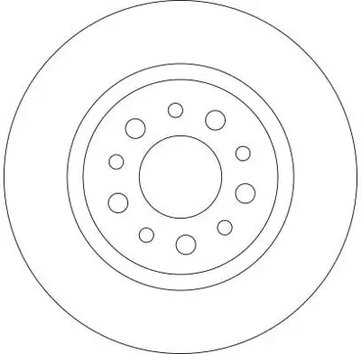 TRW DF4440 Fren Diski Arka 156 97>06 Gt 03>10 Düz 276mm 46469908 46542702 77362675 77362276 77362275 77363341 9951222 9949334 9949332 9948338