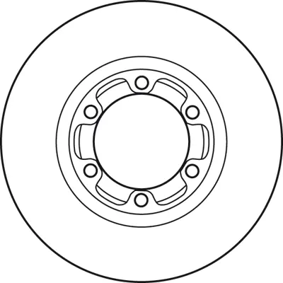 TRW DF4897 Fren Diski Ön L200 96>07 Havalı 254mm MB950958