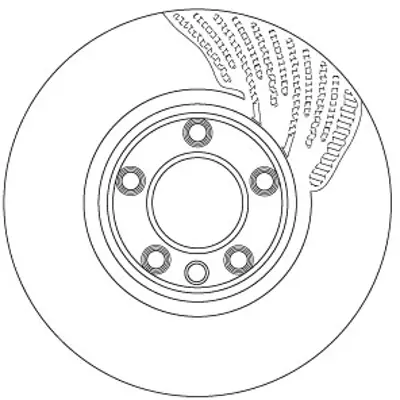 TRW DF6697S Fren Diski Ön Touareg 10> 