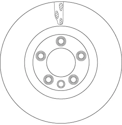 TRW DF6772S Fren Diski Ön Touareg 7l 02> Havalı 368mm 95535140300 7L8615301A 402065DH0A