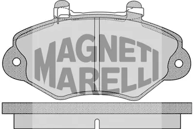 MAGNETI MARELLI 323700002100 Fren Balatası Ön Transıt T12 91>00 Fişli 21469 AC0581066D ADB3924 PA1194 8221951 LP1418 FDB1339 FVR1339