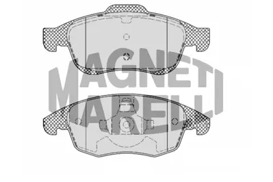 MAGNETI MARELLI 323700003900 Fren Balatası Ön 1611838580 1617272980 1623816280 425361 425413 425412 E172295 4254C0 425465 425425