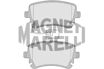 MAGNETI MARELLI 323700004700 Fren Balatası Arka Transporter T5 03> Transporter T6 15> GDB1557