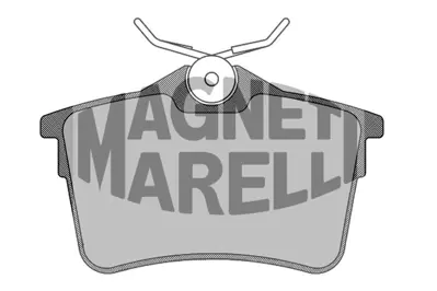 MAGNETI MARELLI 323700007500 Fren Balatası Arka 308 07> Sw Partner 08> Partner Tepee 08> / Berlingo 08> 1608520480 1623180680 425414 425415 425429 425429S1 1611837980 1617250180 1623063180 1613193480