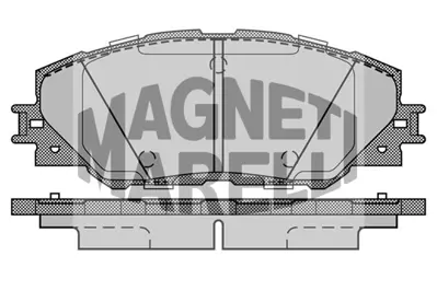 MAGNETI MARELLI 323700013600 Fren Balatası Ön Rav4 06>11 Prıus 12> MLS000149 1109C0 4286051 4316238 4335580 4363485 510313 510889 82342881 A690X6731CA