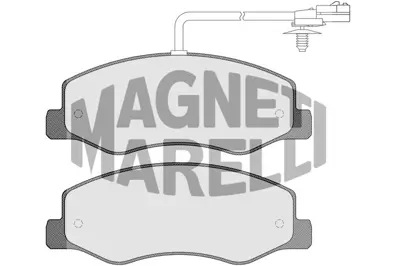 MAGNETI MARELLI 323700017400 Fren Balatası Arka Master Iıı 10> / Movano B 10> / Nv400 10> Çift Teker 4406000Q0G 4406000Q0M 4406000Q1K 4406239 4421289 95507110 95513823 440600866R 440600941R 440608697R