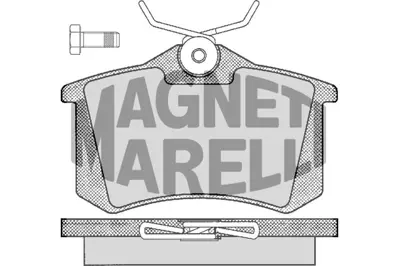 MAGNETI MARELLI 323700021100 Fren Balatası Arka 207 06> 208 12> 405 2008 13> / Golf Iıı 91> Golf Iı 83> Jetta Iı 84>91 Passat B3 B4 Vento 91> / A4 00> A6 96> / Cordoba 93> Toledo I 91> Exeo 09> 15mm 1H0698451A 1H0698451D 1H0698451G 5M212M008CA 95VWX2M008AA 95WX2M008BA K9404252328 K9467529088 9404252328 9467529088