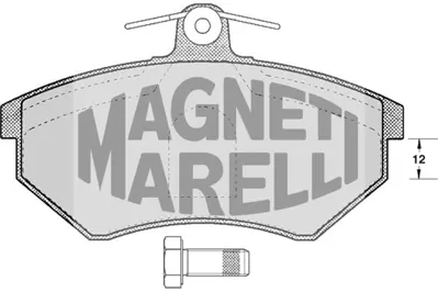 MAGNETI MARELLI 323700021800 Fren Balatası Ön Golf Iıı 91> Golf Iv 97> Polo Iıı 99> Lupo 98> Jetta Iı Passat B3 B4 Vento 91> Caddy Iı 95> / Cordoba 93> Toledo I 91> Arosa 97> Ibıza Inca 95> 16mm 357698151D 1HM698151 357698151E 1HM698151A 6N0698151A 6N0698151B 357698151A 533698151 533698151A 357698151H