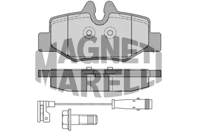 MAGNETI MARELLI 323700028100 Mercedes Balata Vıano Vıto Arka 0004216210 0014211010 24008 AC893681D ADB01306 PAD1436 130460-3821