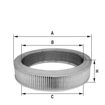 MAGNETI MARELLI 359002301550 Hava Filtresi Mercedes Transporter W123 10949504 10940405 5005831 5009064 A0010949504 A790X9601AAA A810X9601KA A0010940405 9974119 1137613